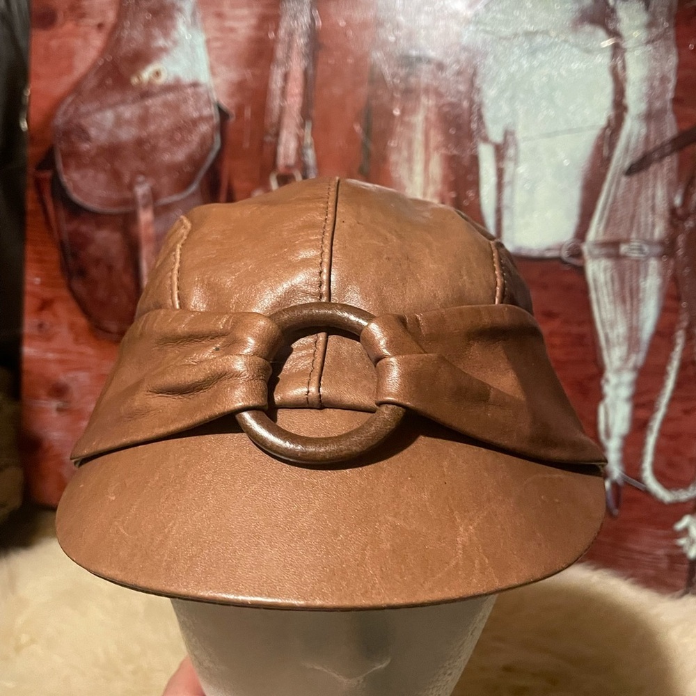 Almar leather hat - Picture 2 of 7